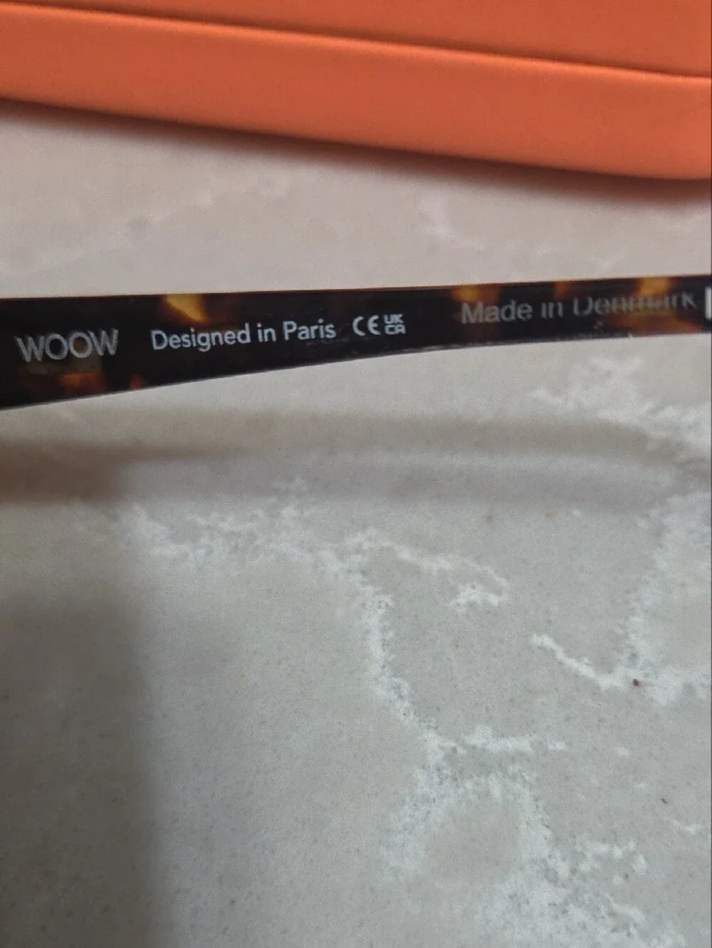 Women's WooW Black & Orange Fashion Eyeglasses